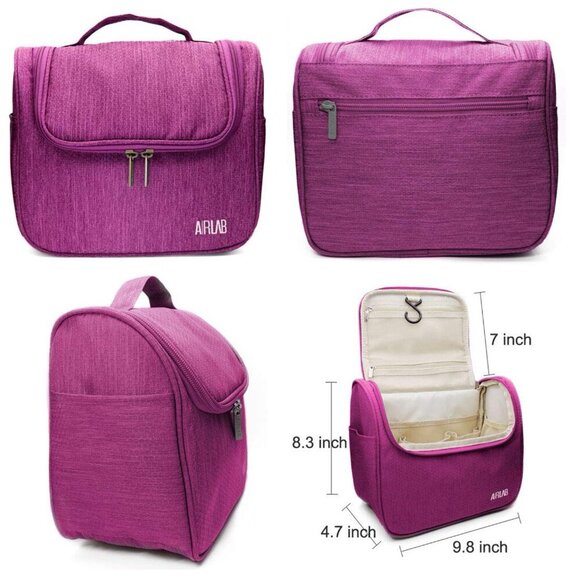 AIRLAB Portable Convenient Wash Bag - PINK - Picture 1 of 9